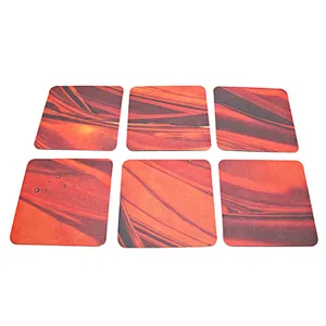 Custom Absorbent Paper Square Paper Coasters for Drinks